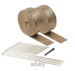 DEI Titanium V6 V8 Exhaust Pipe / Header Heat Wrap Kit 010095