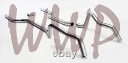 Dual 3 Header Back Exhaust Pipe Kit No Muffler 67-69 GM F-Body Camaro/Firebird