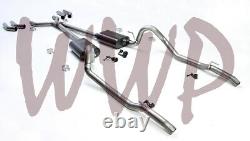 Dual Header Back Exhaust Muffler System Kit 67-74 Mopar/Dodge/Plymouth A Body V8