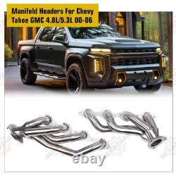 Exhaust Header For 00-06 4.8L 5.3L V8 Chevy GMC Avalanche Silverado Sierra KY
