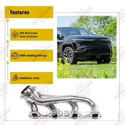 Exhaust Header For 00-06 4.8L 5.3L V8 Chevy GMC Avalanche Silverado Sierra KY
