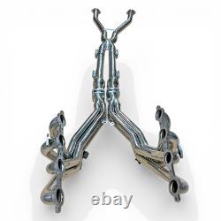 Exhaust Headers Long Tubes + X Pipe Fits Chevrolet Corvette C5 5.7L & Z06 97-04