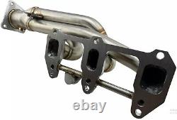 Exhaust Manifold HiFlow 3-1 Header for 2004-2011 Mazda RX8 RX-8 13B Genesis 1.3L