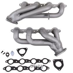 Fits 1999-2013 GM Truck/Suv 6.0L 1-3/4 Shorty Exhaust Headers-Titanium-4006