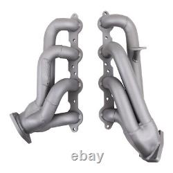 Fits 1999-2013 GM Truck/Suv 6.0L 1-3/4 Shorty Exhaust Headers-Titanium-4006