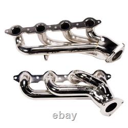 Fits 1999-2013 GM Truck/Suv 6.0L 1-3/4 Shorty Exhaust Headers-Titanium-4006