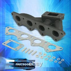 For 00-05 Mitsubishi Eclipse 4G64 T3/T4 Turbo Cast Iron Manifold Wastegate Port
