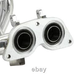 For 00-05 Mr2/mrs W30 Dual 3 Tip Performance Catback+header Manifold Exhaust