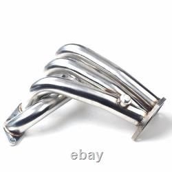 For 1993-97 Toyota Corolla 1.6 4A-FE 7A-FE l4 Stainless Exhaust Header Manifold