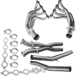 For 2005-13 Chevy Corvette C6 LS2 LS3 Z06 SS Exhaust Headers Manifolds & X Pipe