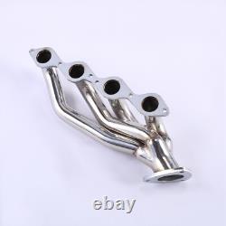 For 4.8L 5.3L V8 Chevy GMC Avalanche Silverado Sierra Tahoe Headers Pair 00-06