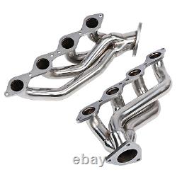 For 4.8L 5.3L V8 Chevy GMC Avalanche Silverado Sierra Tahoe Headers Pair 00-06