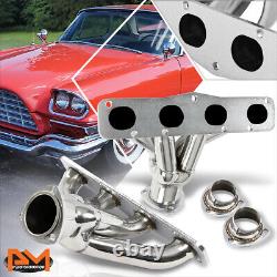 For 51-59 Chrysler Hemi 331-392 V8 Stainless Steel Performance Exhaust Header