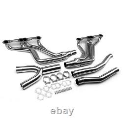 For 82-92 Camaro Sbc At Stainless Long-tube Performance Header+y-pipe Exhaust