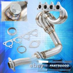 For 88-00 Civic CRX DelSol D-Series SOHC JDM Performance Exhaust Header Manifold