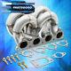 For 88-00 Honda Civic Performance Stainless Steel T3/t4 Turbo Manifold D-series