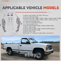 For 88-97 Chevy/GMC C/K 5.0/5.7 V8 Pickup Stainless Performance Exhaust Header