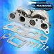 For 89-98 Nissan 240sx S13 S14 Ca18 T3 Top Mount Turbo-charger Exhaust Manifold
