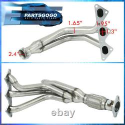 For 91-99 3000GT / 91-96 Stealth 3.0 6G72 N/A V6 Stainless Racing Exhaust Header