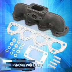 For 92-01 Honda Prelude H22 Performance Upgrade Cast Iron T3/T4 Turbo Manifold