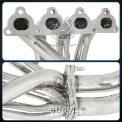 For 92-1995 Honda Civic 4-2-1 Ex D15/D16 Zc SOHC Stainless Racing Exhaust Header