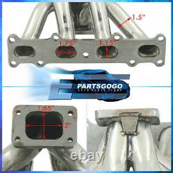 For 94-05 Mazda Miata Mx5 1.8L T2 T25 T28 Stainless Steel Exhaust Turbo Manifold