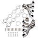 For Chevy Ls1 Lsx Swap 350 Eng Shorty Stainless Block Hugger Manifold Header