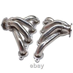 For Chevy LS1 LSX SWAP 350 Eng Shorty Stainless Block Hugger Manifold Header