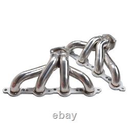 For Chevy LS1 LSX SWAP 350 Eng Shorty Stainless Block Hugger Manifold Header