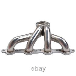 For Chevy LS1 LSX SWAP 350 Eng Shorty Stainless Block Hugger Manifold Header