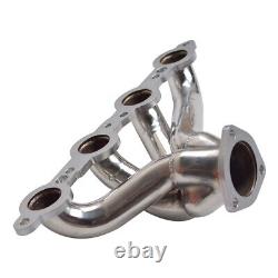 For Chevy LS1 LSX SWAP 350 Eng Shorty Stainless Block Hugger Manifold Header