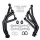 For Chevy Sbc Gmc Pickup Truck V8 Pontiac 283 400 1966-1987 Exhaust Header Black