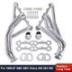 For Chevy Sbc Gmc Truck 265 327 350 1966-1987 Polished Stainless Steel Headers