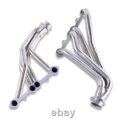 For Chevy SBC GMC Truck 265 327 350 1966-1987 Polished Stainless Steel Headers