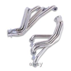 For Chevy SBC GMC Truck 265 327 350 1966-1987 Polished Stainless Steel Headers