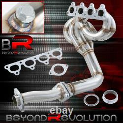 For Civic CRX Del Sol D-Series SOHC Stainless Steel Exhaust Pipe Header Manifold