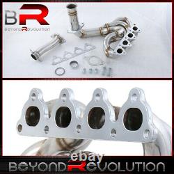 For Civic CRX Del Sol D-Series SOHC Stainless Steel Exhaust Pipe Header Manifold