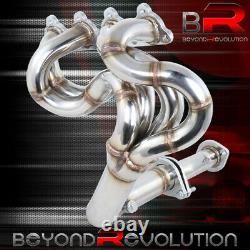 For Civic CRX Del Sol D-Series SOHC Stainless Steel Exhaust Pipe Header Manifold