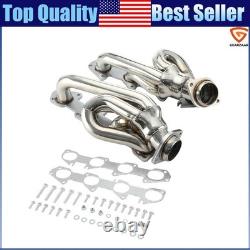 For Dodge Ram 1500 2009-2018 5.7L HEMI Shorty Stainless Performance Headers