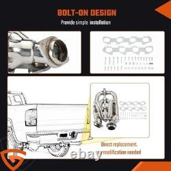 For Dodge Ram 1500 2009-2018 5.7L HEMI Shorty Stainless Performance Headers