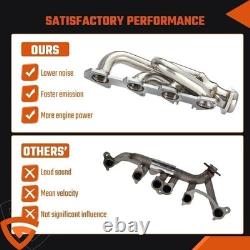 For Dodge Ram 1500 2009-2018 5.7L HEMI Shorty Stainless Performance Headers KY