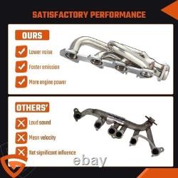 For Dodge Ram 1500 2009-2018 5.7L HEMI Shorty Stainless Performance Headers KY