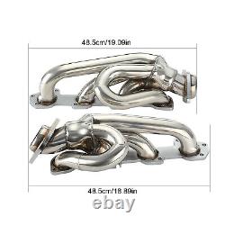 For Dodge Ram 1500 2009-2018 5.7L HEMI Shorty Stainless Performance Headers Kit