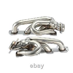 For Dodge Ram 1500 2009-2018 5.7L HEMI Shorty Stainless Performance Headers Kit