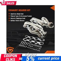 For Dodge Ram 1500 2009-2018 5.7L HEMI Shorty Stainless Performance Headers US M
