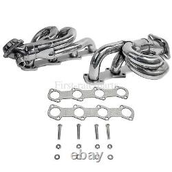 For Ford 1997-2003 F150 F250 4.6L V8 Stainless Steel Shorty Manifold Headers kit