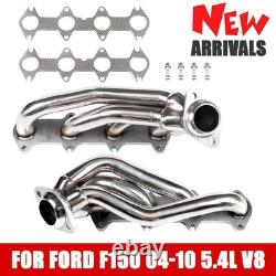 For Ford F150 04-10 5.4L V8 Performance Exhaust Manifold Shorty Header
