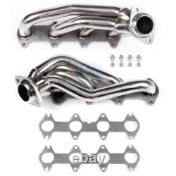 For Ford F150 04-10 5.4L V8 Performance Stainless Exhaust Manifold Shorty Header
