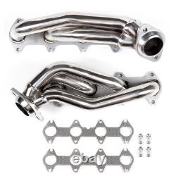 For Ford F150 04-10 5.4L V8 Performance Stainless Exhaust Manifold Shorty Header