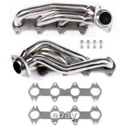 For Ford F150 04-10 5.4L V8 Performance Stainless Exhaust Manifold Shorty Header